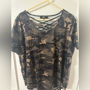 Camo strappy shirt 3XL